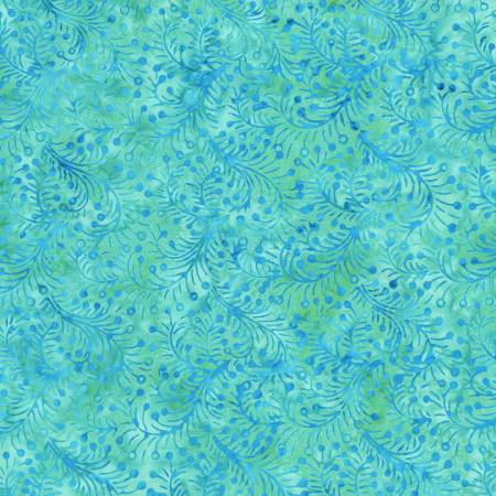 (1.5 yd) Riley Blake Expressions Batiks Geometric Splash BT23202-274 Aquamarine