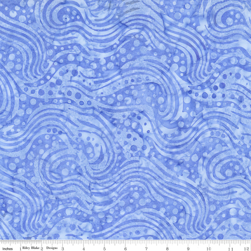 Riley Blake Expressions Batiks "Geometric Splash" Half-yard Bundle - 10 Fabrics, 5 Total Yards