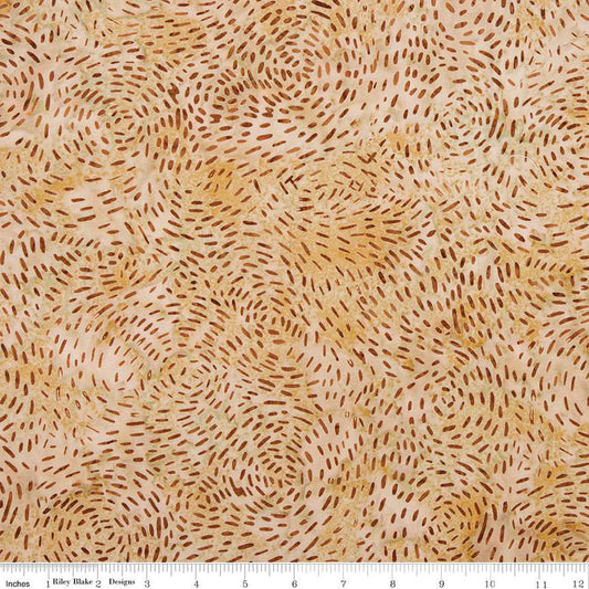 (2 yd) Riley Blake Expressions Batiks Mountain High BTHH1319 Raffia