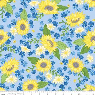 Riley Blake "Sunny Skies" Half-yard Bundle - 10 Fabrics, 5 Total Yards