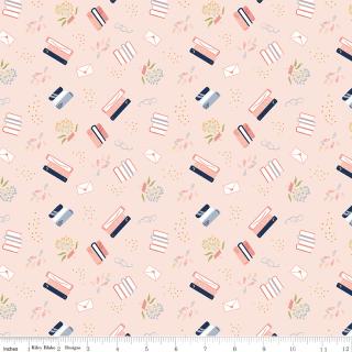 Riley Blake "Between The Pages" (Books/Glasses) Half-yard Bundle - 10 Fabrics, 5 Total Yards