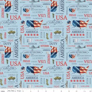 Riley Blake "Letters From Home" Half-yard Bundle - 10 Fabrics, 5 Total Yards