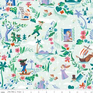 Riley Blake "Forever Neverland" (Peter Pan) Half-yard Bundle - 10 Fabrics, 5 Total Yards