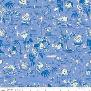 Riley Blake "Forever Neverland" (Peter Pan) Half-yard Bundle - 10 Fabrics, 5 Total Yards