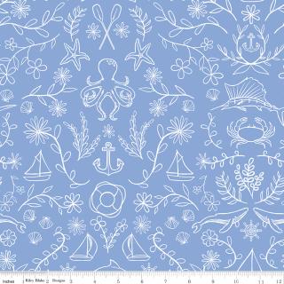 Riley Blake "Yacht Club" Half-yard Bundle - 10 Fabrics, 5 Total Yards