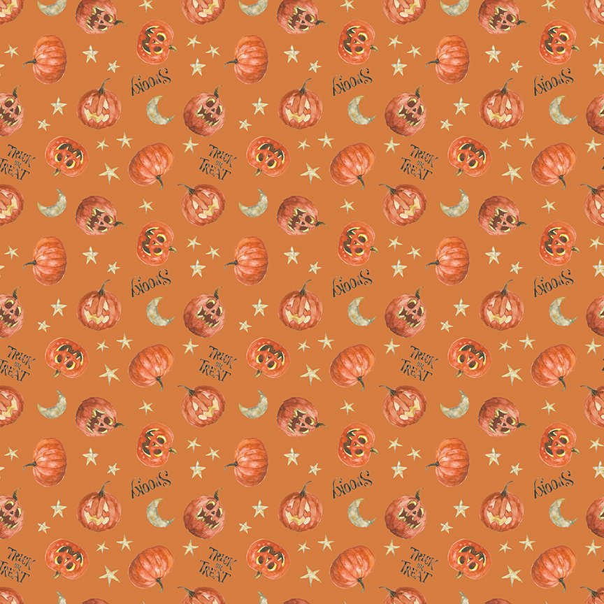 Riley Blake "Trick Or Treat" Halloween Half-yard Bundle - 10 Fabrics, 5 Total Yards