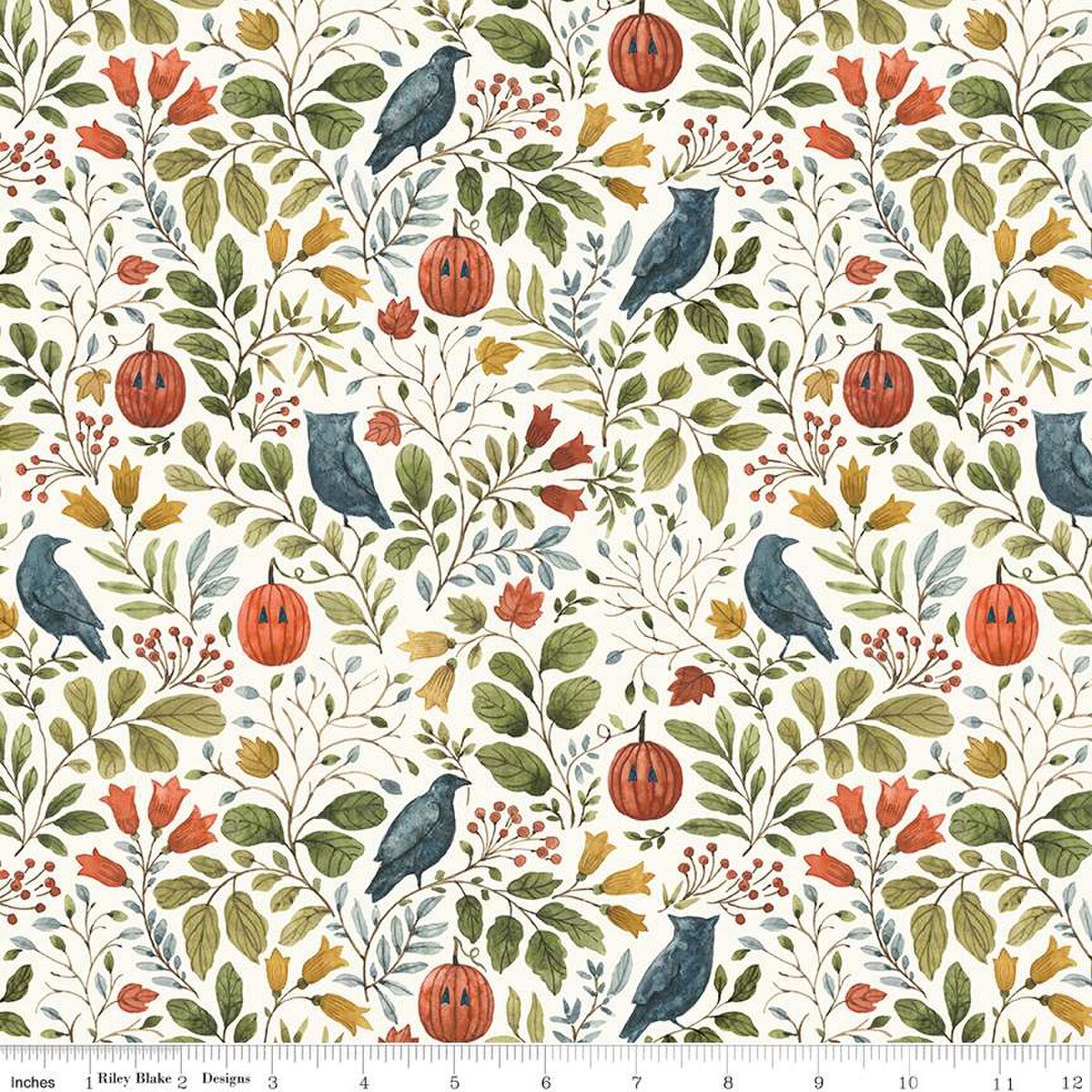 Riley Blake "Trick Or Treat" Halloween Half-yard Bundle - 10 Fabrics, 5 Total Yards