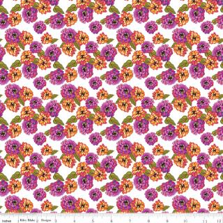Riley Blake "Zinnias" Half-yard Bundle - 10 Fabrics, 5 Total Yards