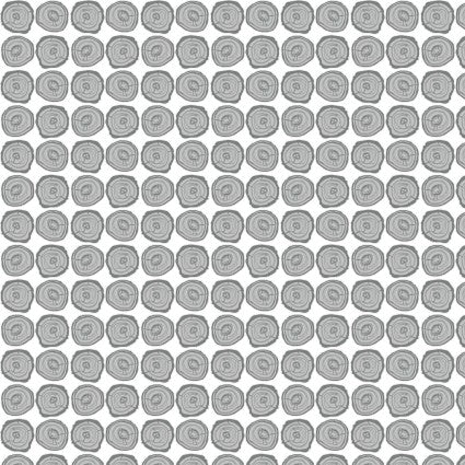 (4.5 yd) Benartex Nordic Cabin Nordic Log Grey 13417P-13 (Pearlized Accents)