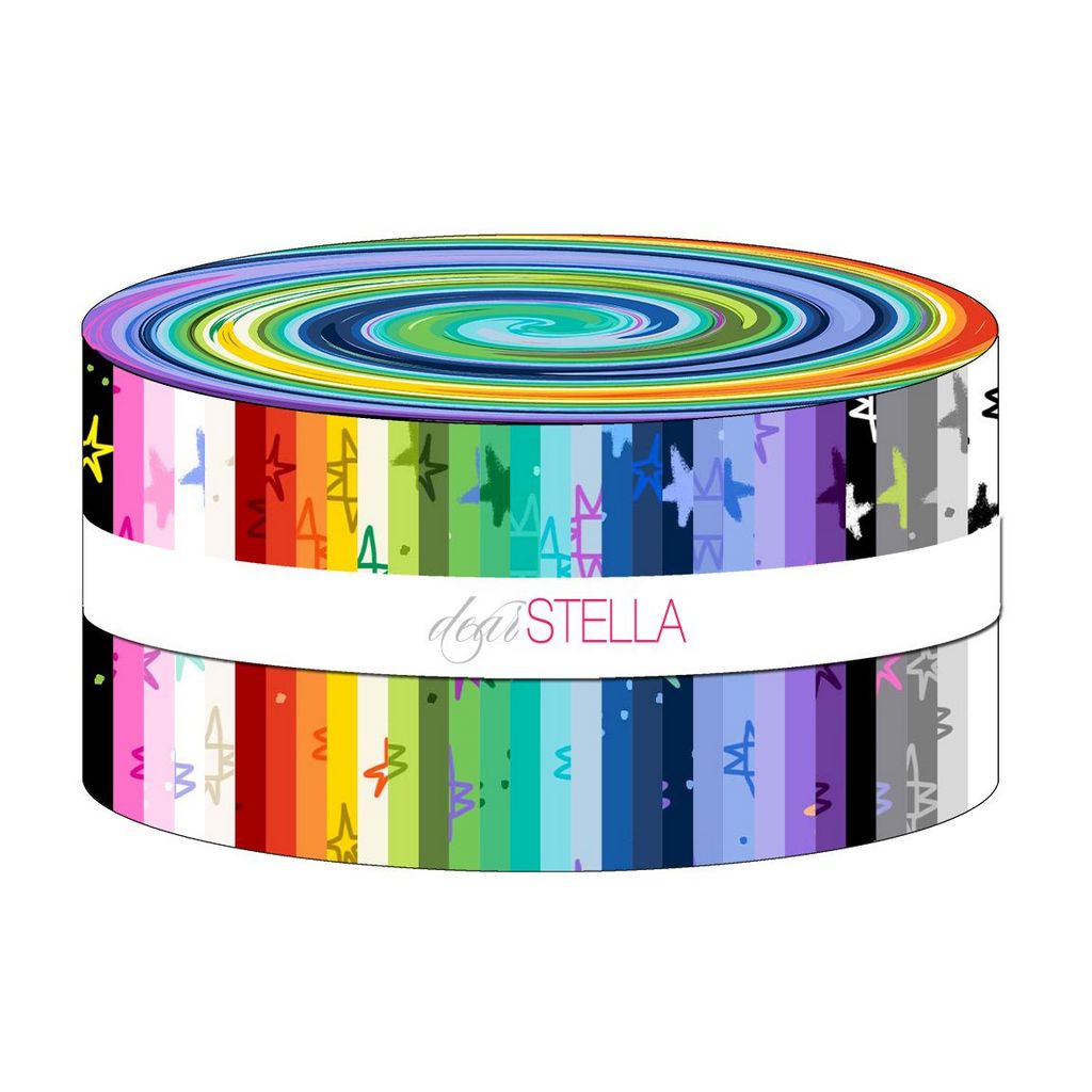 Timeless Treasures/Dear Stella - Quiltstellation by Pammie Jane - 40 2.5" Strips/Jelly Roll