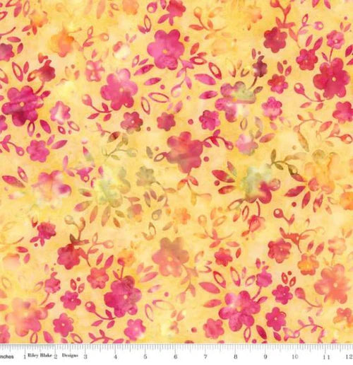 (2 yd) Riley Blake Expressions Batiks Geometric Splash BT23200-264 Fanfare