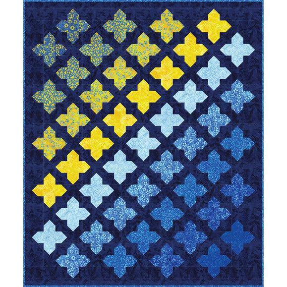 Free "Color Cascade" Half-Yard Quilt Pattern From Robert Kaufman!