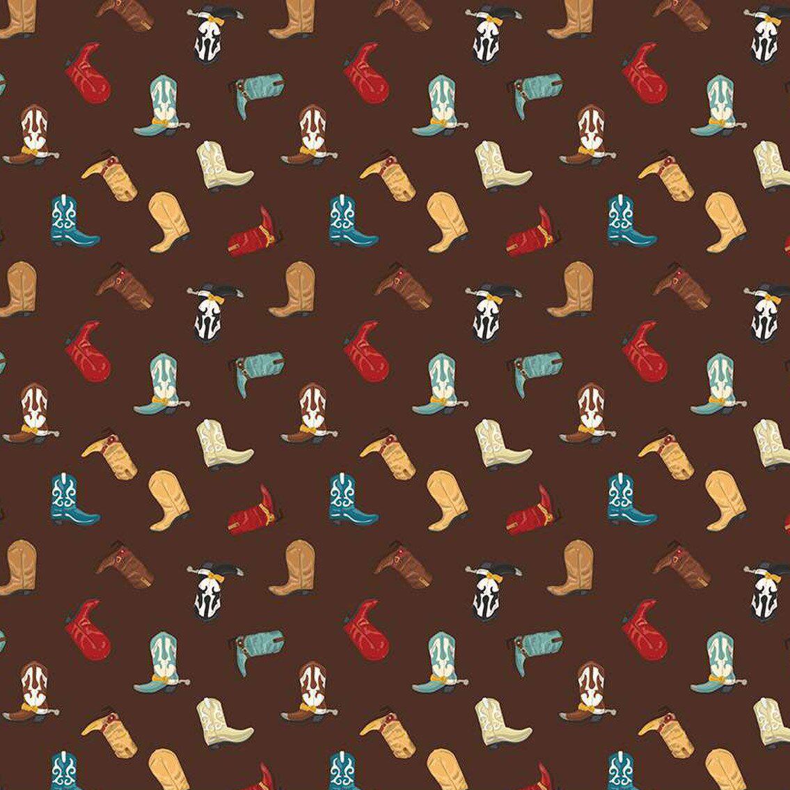 Riley Blake "Cowboys" Half-yard Bundle - 10 Fabrics, 5 Total Yards