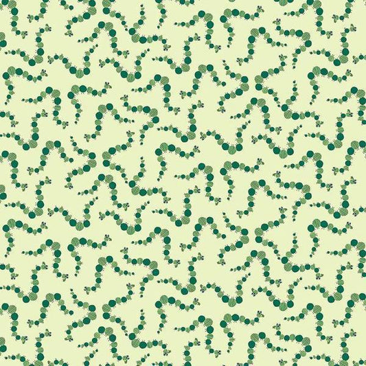 (5 yd) Dear Stella D888 Lettuce Alphabet Soup Caterpillars