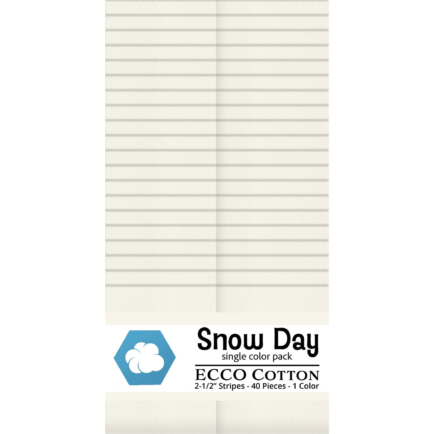 Lumin Fabrics/Ecco Cotton - Snow Day - 40 Total Strips