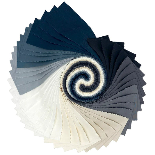 Free Spirit - Designer Essential Solids - Cloudy - 40 Strip Design Roll