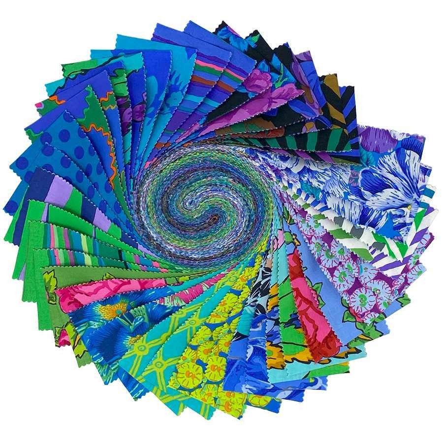 Free Spirit - Kaffe Fassett Collective - February 2026 Cool Colorway - 40 Strip Design Roll