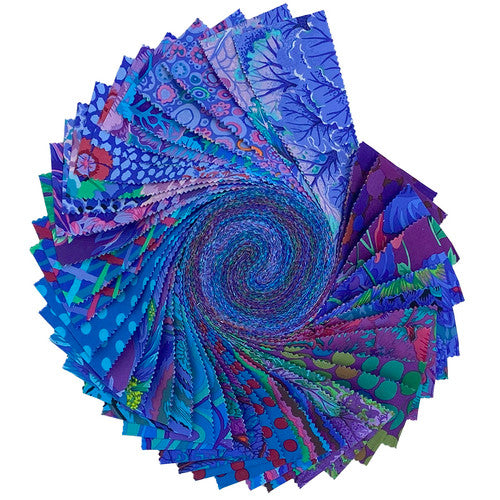 Free Spirit - Classics Plus: Royal by Kaffe Fassett Collective - 40 Strip Design Roll