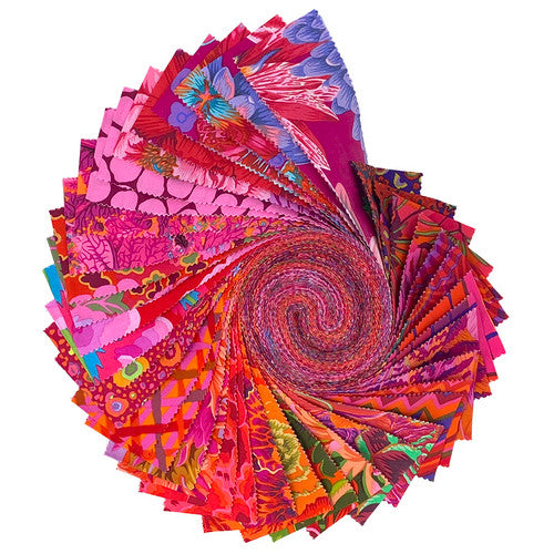 Free Spirit - Classics Plus: Ruby by Kaffe Fassett Collective - 40 Strip Design Roll