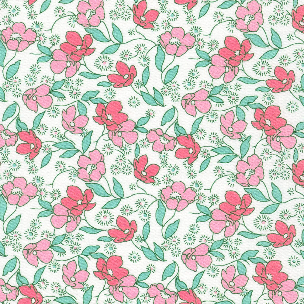 Robert Kaufman "Little Blossoms" Half-Yard Bundle - 10 Fabrics, 5 Total Yards