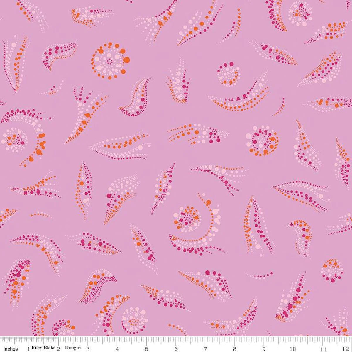 (3 yd) Riley Blake Celebrate C15331 Purple Dots