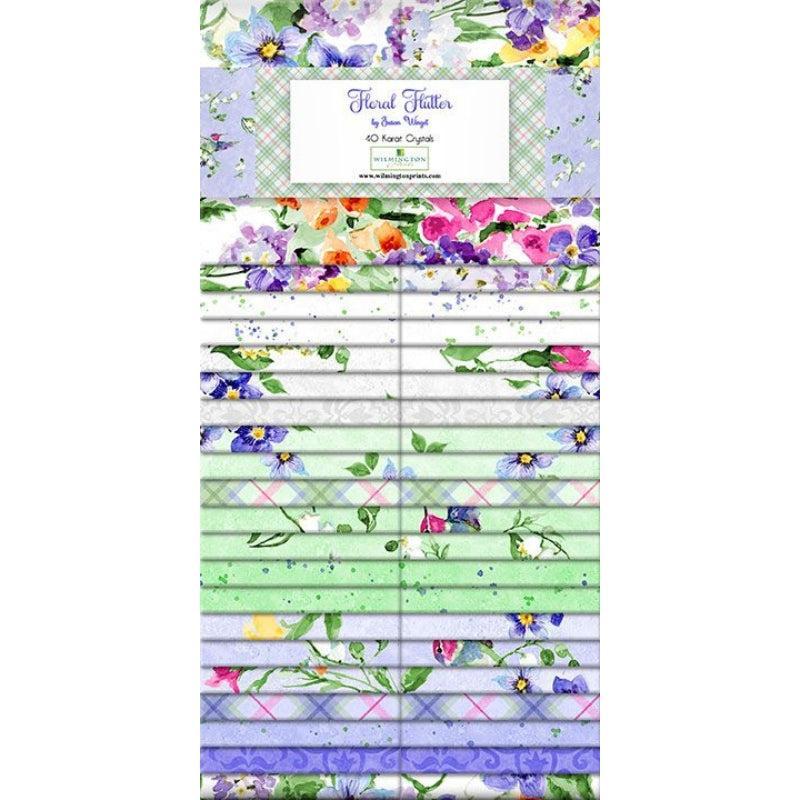Wilmington Prints - 40 Karat Crystals - Floral Flutter