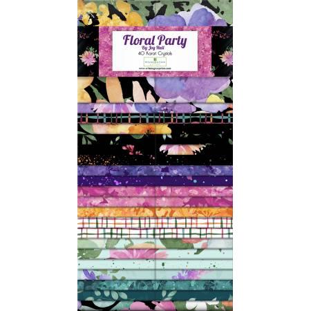 Wilmington Prints - 40 Karat Crystals - Floral Party