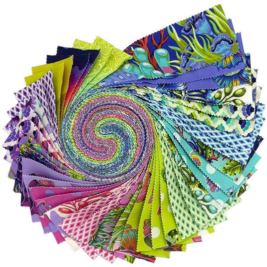 Free Spirit - Tula Pink - Floral Reef - 40 Strip Design Roll