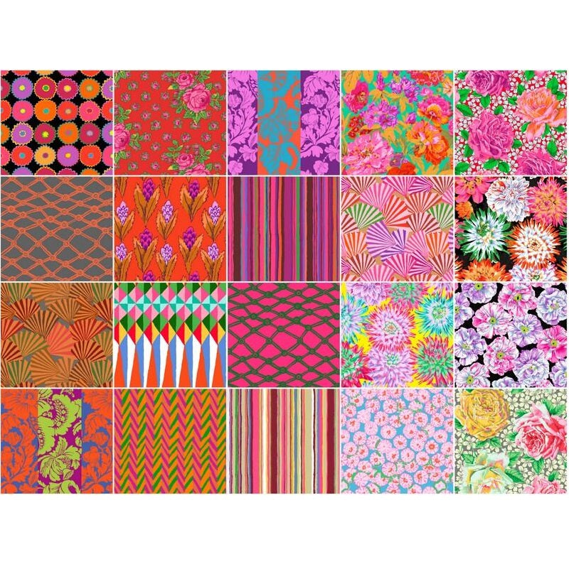 Free Spirit - Kaffe Fassett Collective - February 2026 Warm Colorway - 40 Strip Design Roll