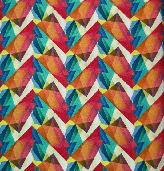 (3.5 yd) Clothworks Divine Nature Multi Brights 3887-56