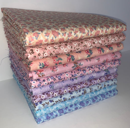 Choice Gallery "Grandma's Memories" Half-yard Bundle - 10 Fabrics, 5 Total Yards