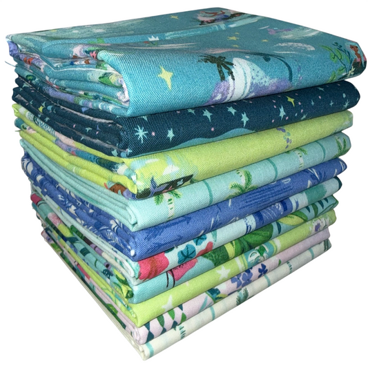 Riley Blake "Forever Neverland" (Peter Pan) Half-yard Bundle - 10 Fabrics, 5 Total Yards