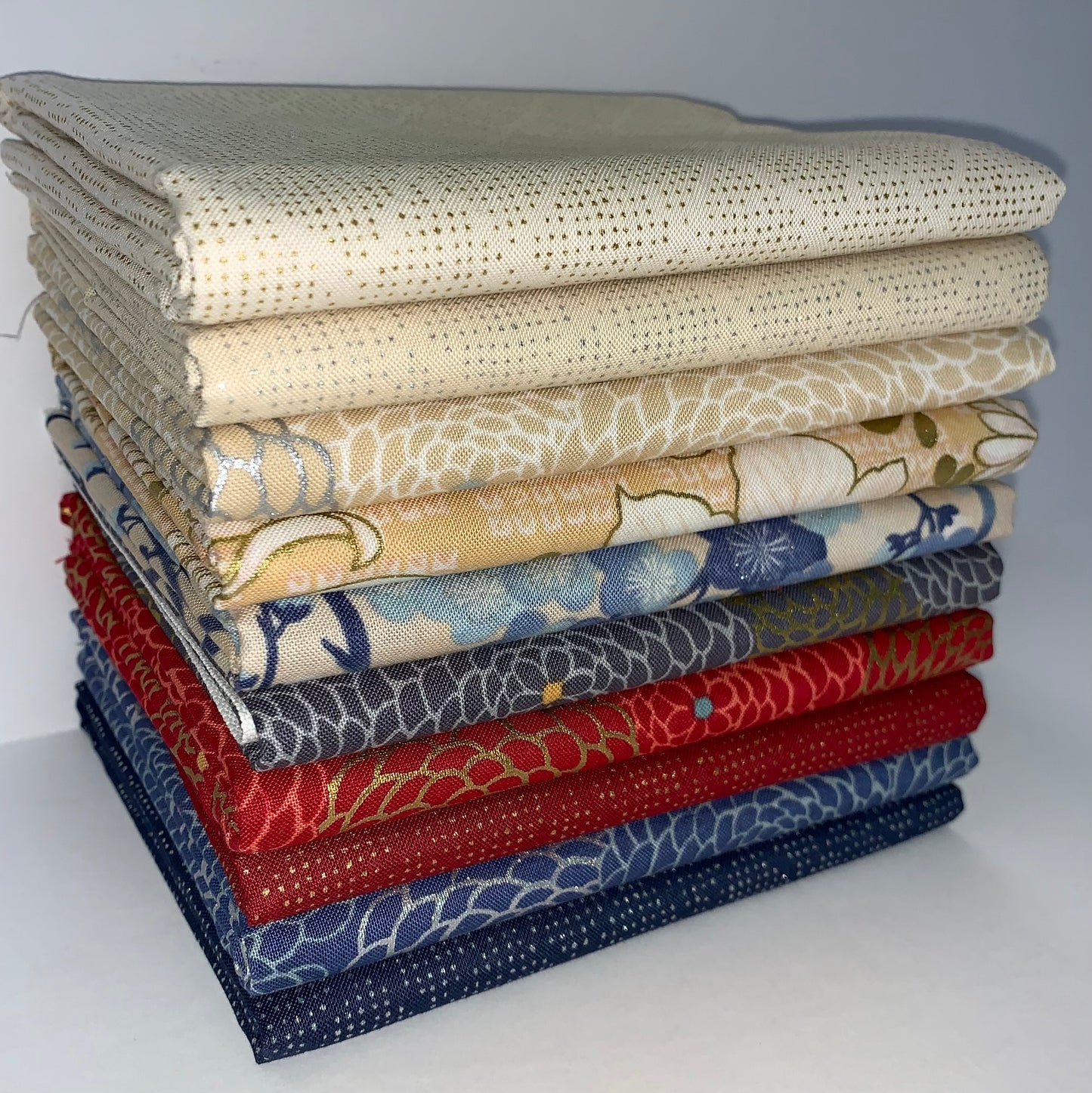 Robert Kaufman "Imperial Collection 18" Half-Yard Bundle - 10 Fabrics, 5 Total Yards