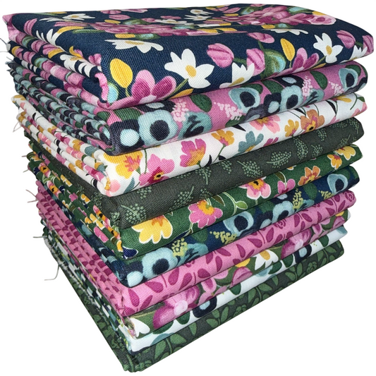 Riley Blake "Morning Meadow" Half-yard Bundle - 10 Fabrics, 5 Total Yards