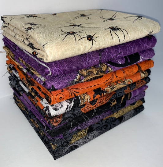 Andover Mystery Manor Half-yard Bundle - 10 Fabrics, 5 Total Yards