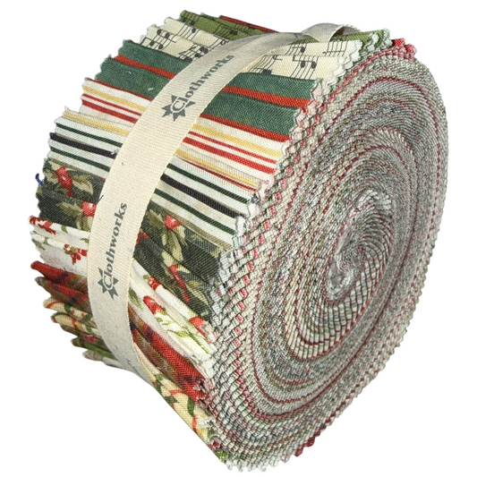 Clothworks - Holiday Nostalgia - 40 Strip Roll