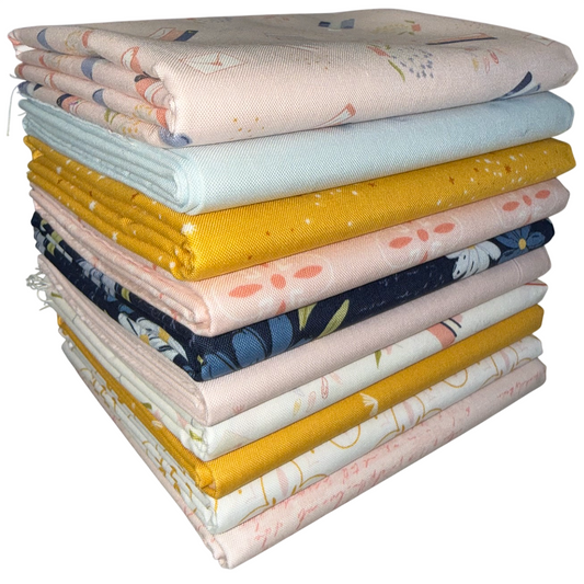 Riley Blake "Between The Pages" (Books/Glasses) Half-yard Bundle - 10 Fabrics, 5 Total Yards