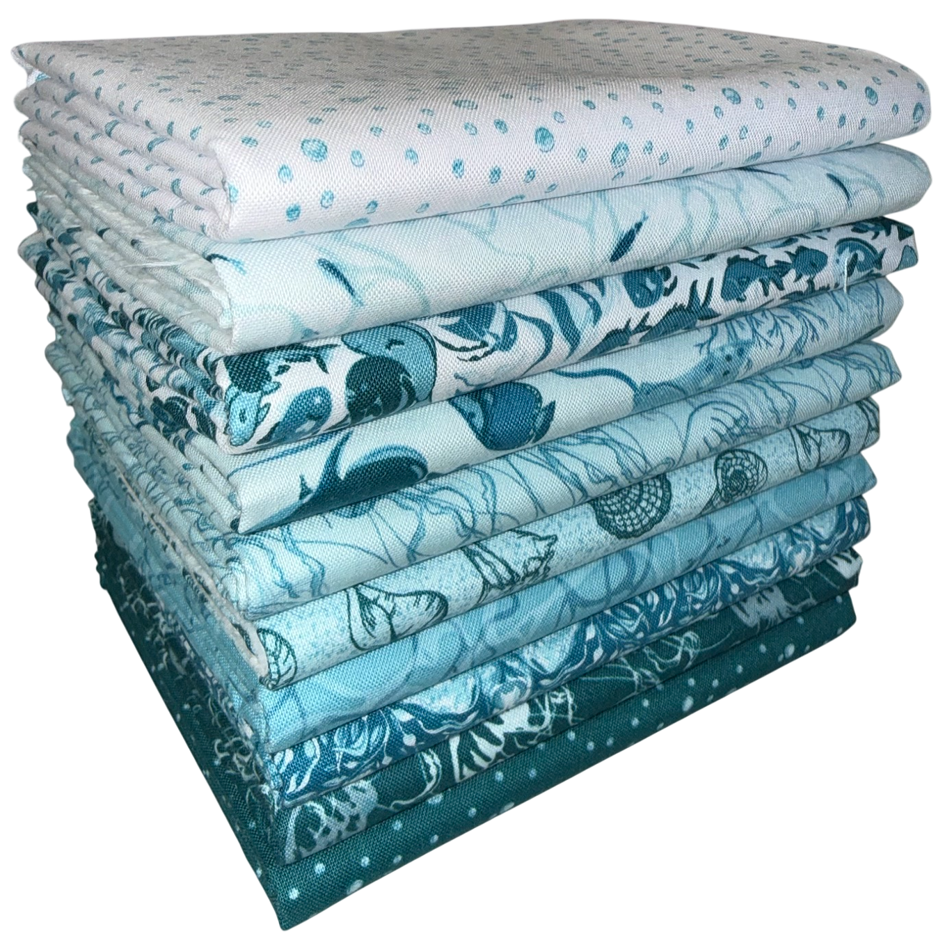 Riley Blake "Reef" Half-yard Bundle - 10 Fabrics, 5 Total Yards