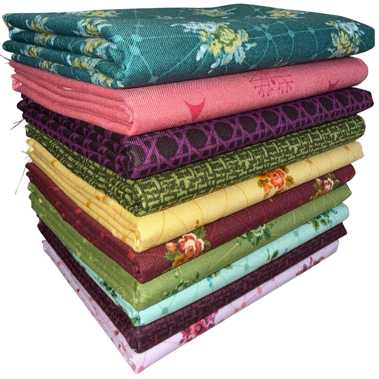 Andover "Nonna Natale" Half-yard Bundle - 10 Fabrics, 5 Total Yards