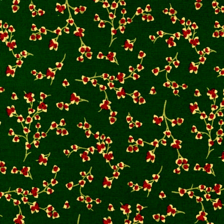 (5.5 yd) RJR Autumn Landscape Bittersweet Green 2755-1