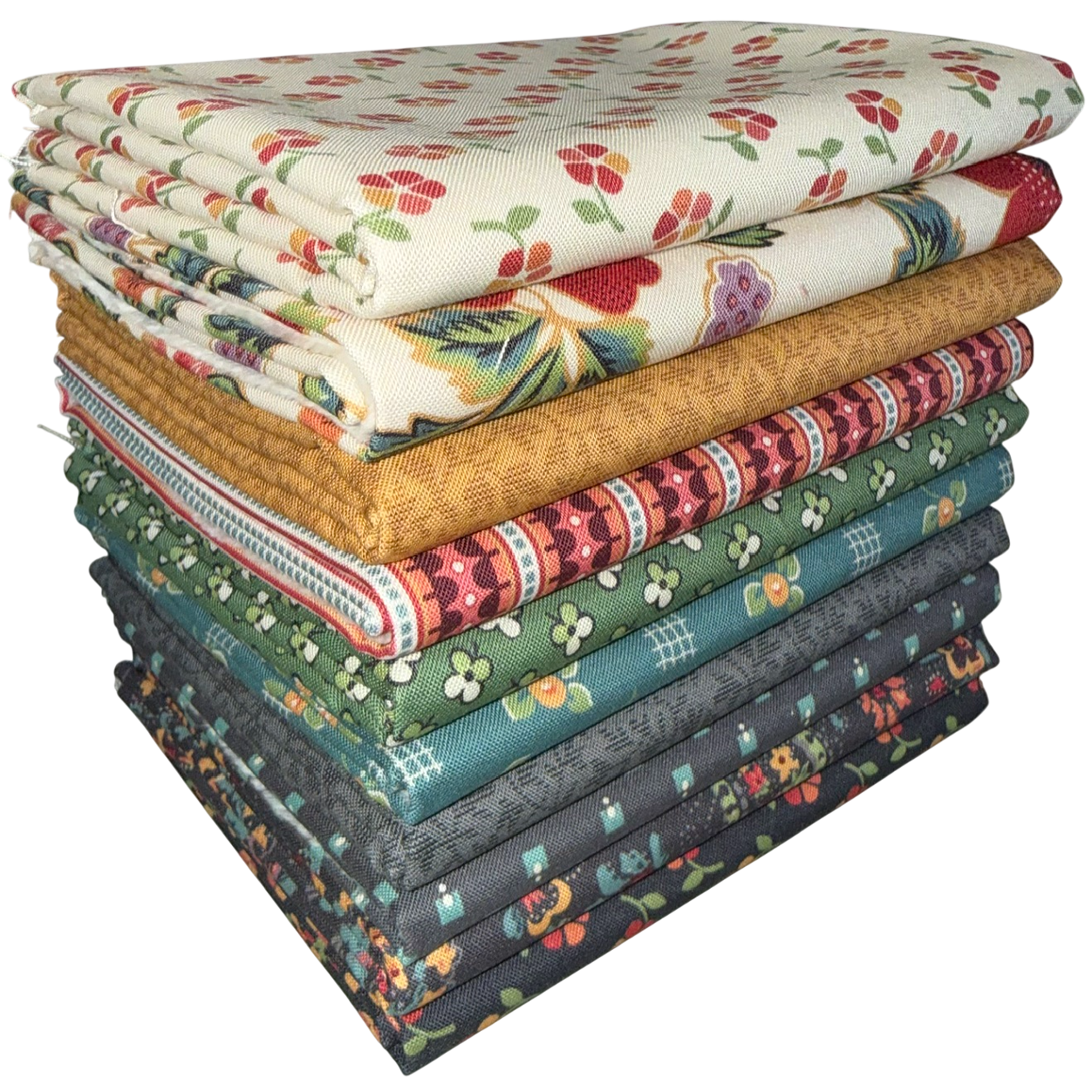 Andover "Rambling Rose" Half-yard Bundle - 10 Fabrics, 5 Total Yards