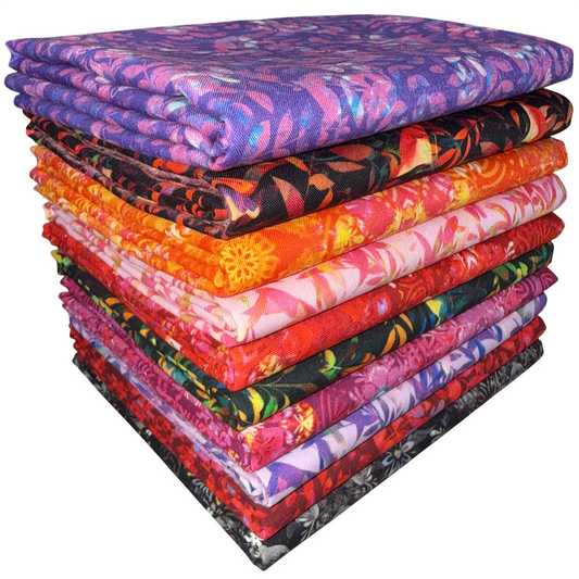 Robert Kaufman "Florence" By Christiane Marques Half-Yard Bundle - 10 Fabrics, 5 Total Yards