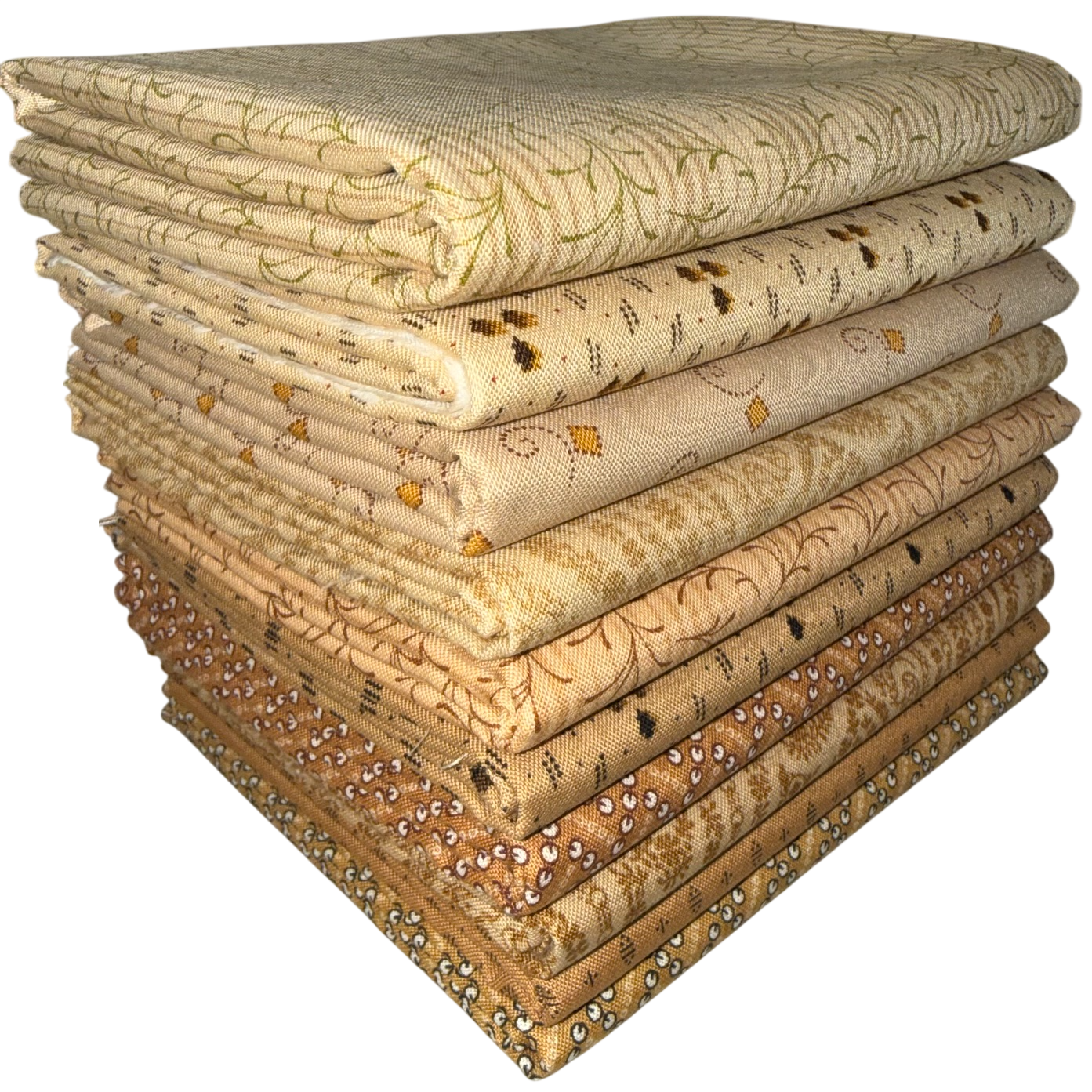 Andover/Makower UK "Toasted" By Jo Morton Half-yard Bundle - 10 Fabrics, 5 Total Yards