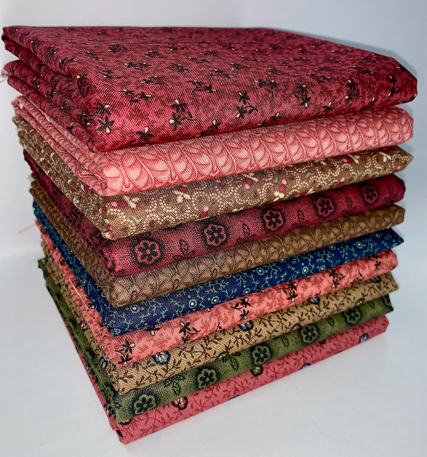 Marcus Fabrics "Lily's Locket" Half-yard Bundle - 10 Fabrics, 5 Total Yards