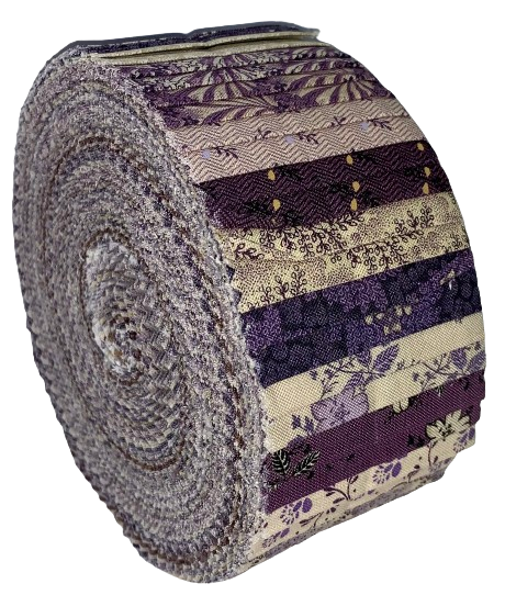 Marcus Fabrics - I Love Purple By Judie Rothermel - 40 2.5" Strips
