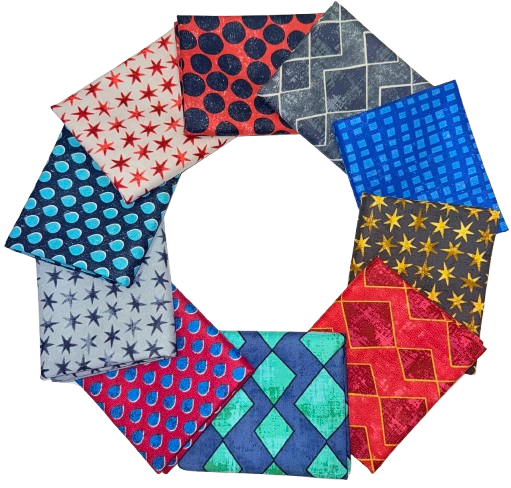 Windham Fabrics "Swatch" Half-Yard Bundle - 10 Fabrics, 5 Total Yards