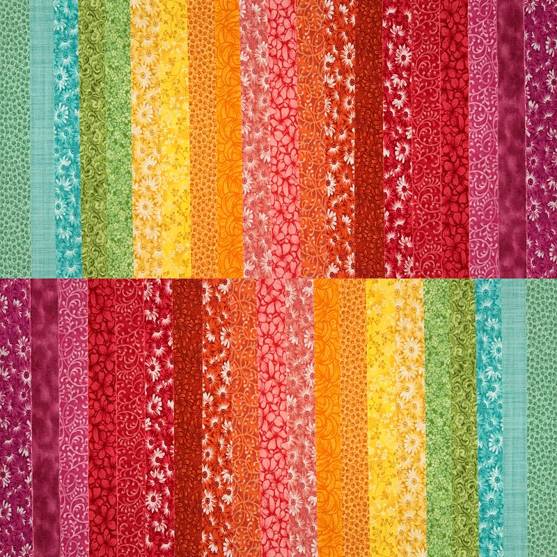 June Doe Fabric Collections - Summer Breeze - 40-Strip Pack