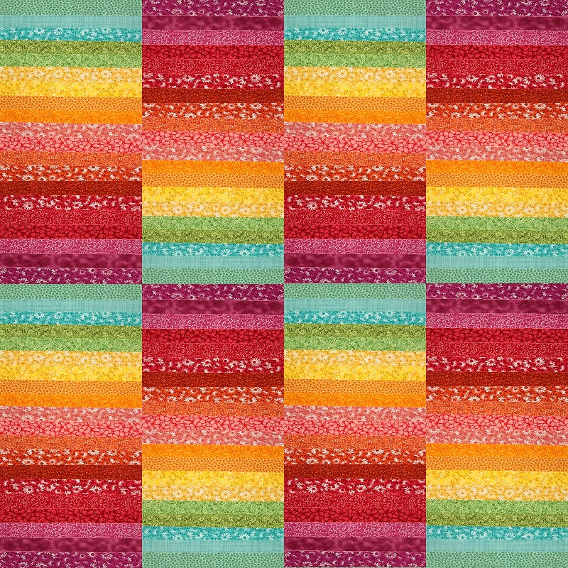 June Doe Fabric Collections - Summer Breeze - 40-Strip Pack