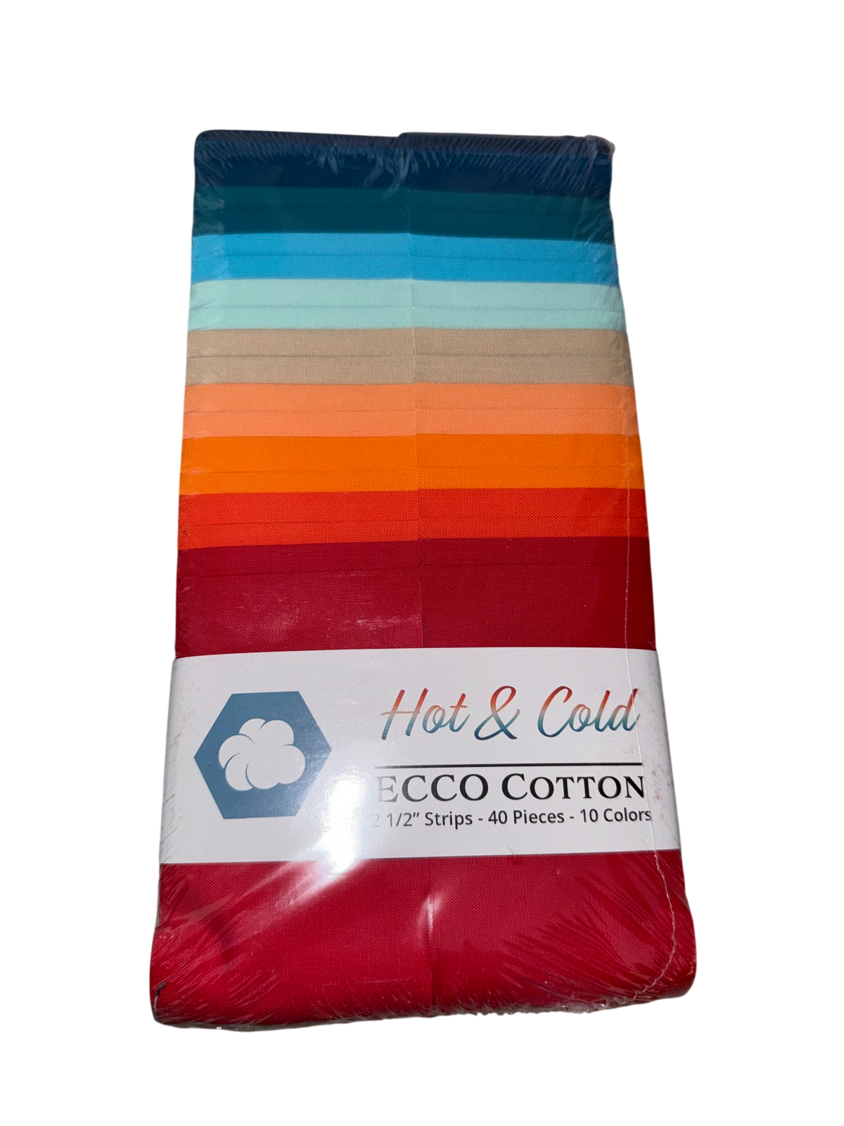 Lumin Fabrics/Ecco Cotton Solids - Hot & Cold - 40 Total Strips