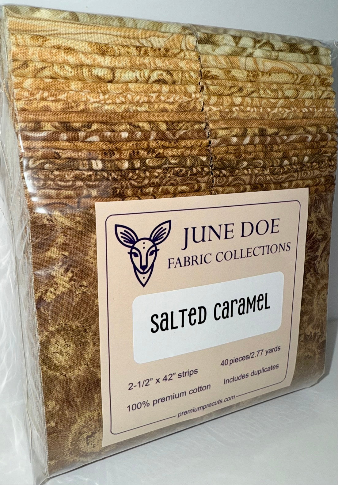 June Doe Fabric Collections - Salted Caramel - 40-Strip Pack